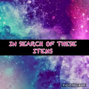 NOT FOR SALE...ISO ITEMS